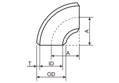 90度短半径弯头